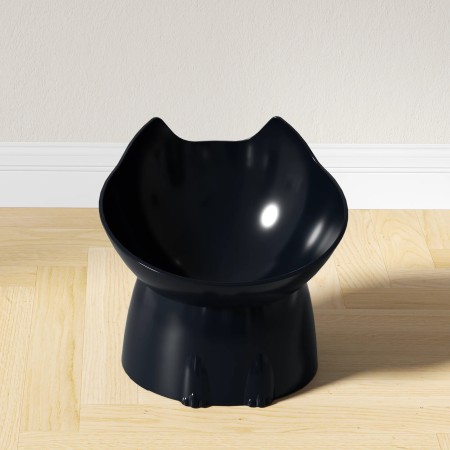 Bol Surélevé pour Chat - Anti-Basculement & Protection du Cou