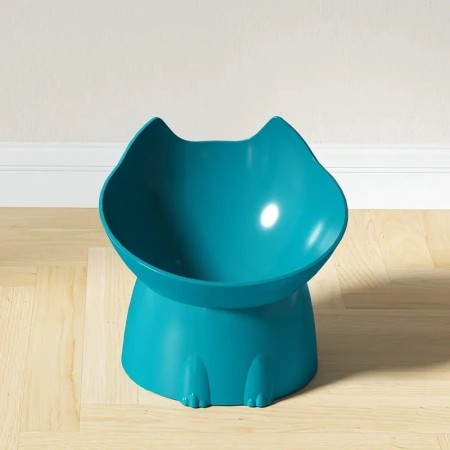 Bol Surélevé pour Chat - Anti-Basculement & Protection du Cou