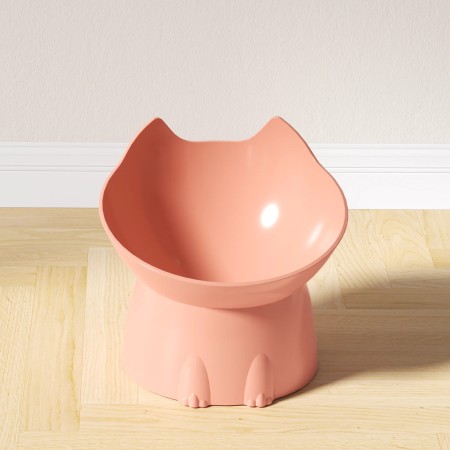 Bol Surélevé pour Chat - Anti-Basculement & Protection du Cou