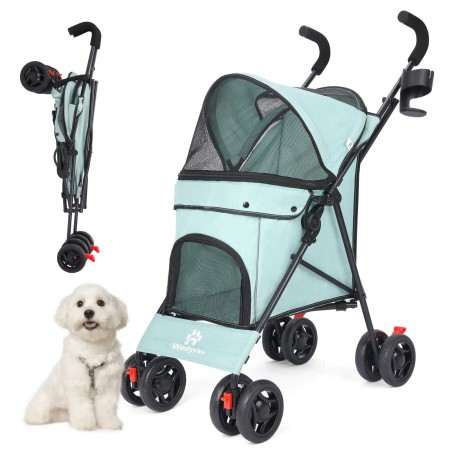 Poussette Pliable pour chien ou chat – Confort et Sécurité en Balade