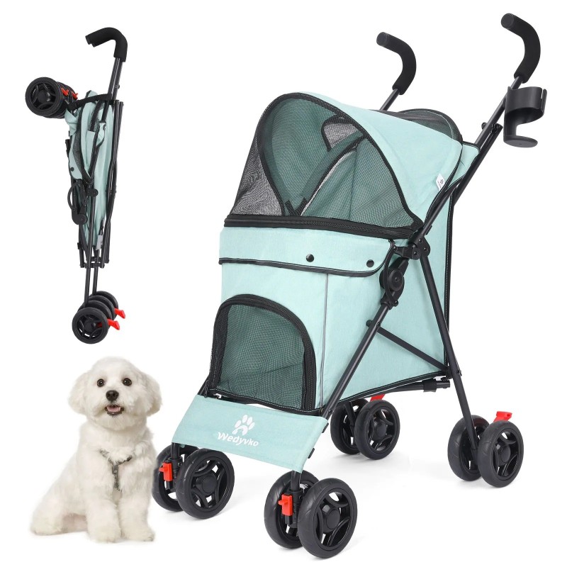 Poussette Pliable pour chien ou chat – Confort et Sécurité en Balade Poussette Pliable pour chien ou chat – Confort et Sécurité en Balade