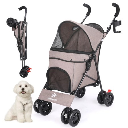 Poussette Pliable pour chien ou chat – Confort et Sécurité en Balade