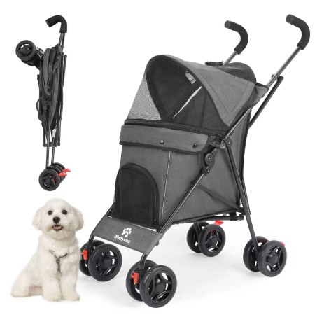 Poussette Pliable pour chien ou chat – Confort et Sécurité en Balade