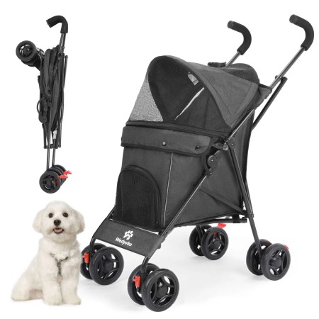 Poussette Pliable pour chien ou chat – Confort et Sécurité en Balade