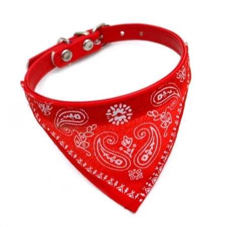 Collier Bandana Réglable pour Chien et Chat - Écharpe Triangulaire Mode