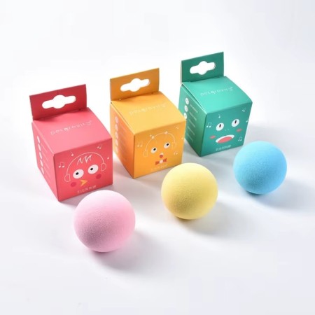 Balle Interactive en Peluche pour Chat - Jouet Électrique Intelligent